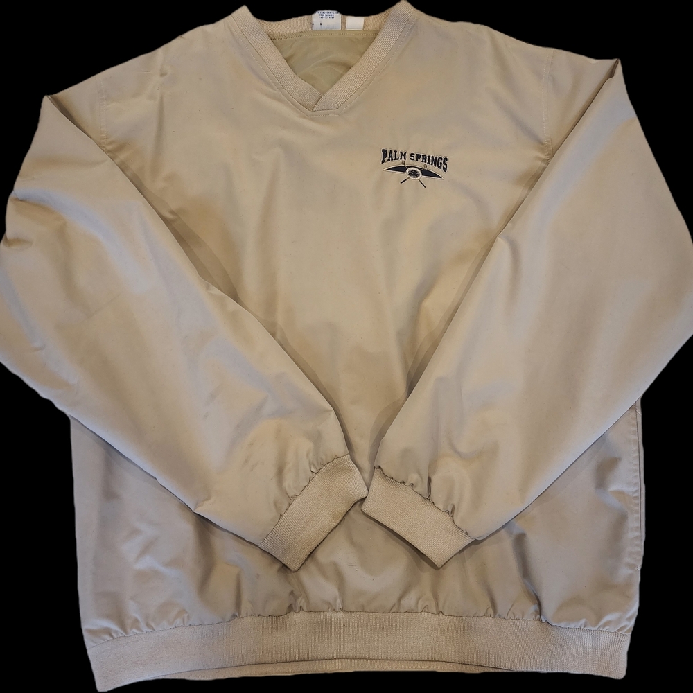 Palm Springs Beige Windbreaker for Men